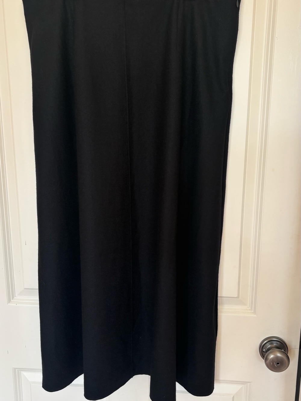 NWT Eileen Fisher Black Maxi Skirt - Streamlined Silhouette